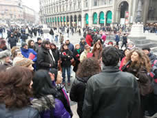 Saluto in Piazza Duomo